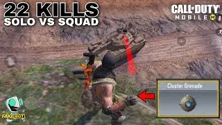 Tank vs Cluster Grenade | Call of Duty Mobile | Solo vs Squad