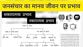 जनसंचार का मानव जीवन पर प्रभाव || jansachar ka manav jivan par prabhav || जनसंचार क्या है ||