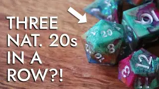 Did we accidentally make our luckiest dice set?! | resin dice for beginners