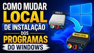COMO MUDAR LOCAL DE INSTALAÇÃO DOS PROGRAMAS DO WINDOWS