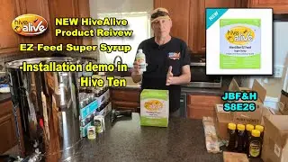 Hive Alive Easy Feed Super Syrup Packets Product Demo S8E26 #beekeeping #boxopening