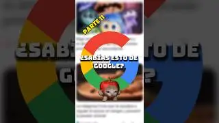 ¿SABÍAS ESTO DE GOOGLE? 👞 #viral #shorts #google #curiosidades