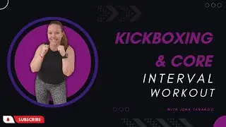At Home Workout | Low Impact Kickboxing and Core Interval Workout