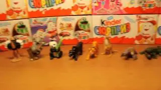 Animals from around the world Животные мира из серии Tiere aus aller Welt 2013 Киндер Сюрприз