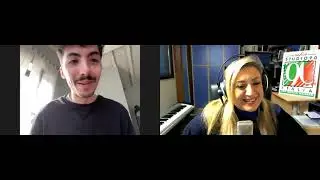 Fulminacci intervista Sanremo 2021 Studio 90 Italia Paola4