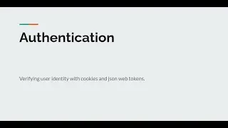 Authentication 10/27 - AWD 1111 Fall 2020