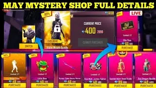 MAY MYSTERY SHOP FULL DETAILS || FREE FIRE NEW EVENT || MAY ELITE PASS DISCOUNT EVENT FREE FIRE