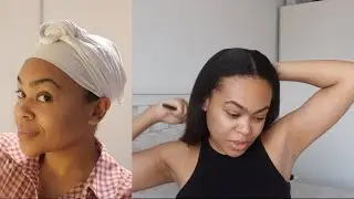 Maintain Straight Natural Hair At Night