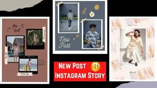 Instagram Story Ideas For New Post | Canva Instagram Stories | Creative Instagram Story Hindi