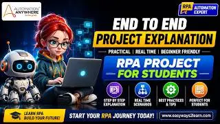 RPA Projects For Beginners and Students: Real Time Projects From Automation 360