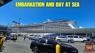 Embarkation and Day at Sea on the Carnival Spirit to Alaska - Day 2 & 3