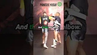 Muay Thai Clinch - Off Balance Sweep to Elbow with Panicos Yusuf