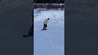 Сноуборд 2 день учебы самостоятельно