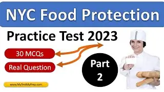 🗽 NYC Food Protection Practice Test 30 Questions Answers - Part 2 🍔