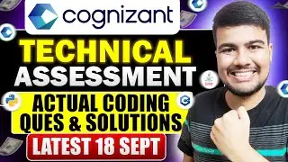 Cognizant Latest 18 Sept Actual Coding Solutions | Python, CPP, Java