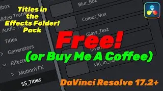 Titles-in-Effects Folder Pack - DaVinci Resolve 17.2+