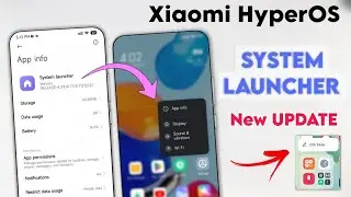 Xiaomi HyperOS System Launcher New Update - Install Now ✅  new Changes Must Try ✨