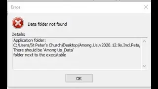 how to fix among us error called data error not found fix easy must watch!