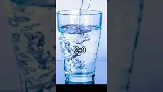 вода против газированная вода Shots