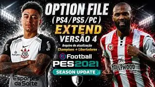 PES2021 - OPTION FILE V4 | SEASON 2026 EXTEND | PS4/PS5/PC
