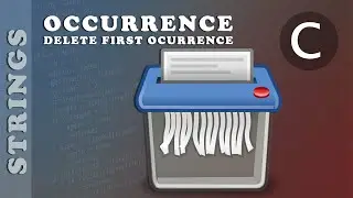 Algorithmics & Programming - Exercise - Delete the first occurrence of a string in an another string