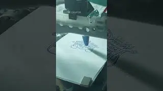 CNC PLOTTER DURGA MA SKETCH || AILO UMA BARITE