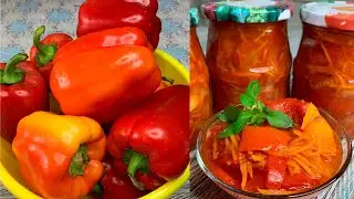 Вкуснее чем лечо! Супер Салат Венгерский! Без стерилизации!