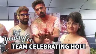 Film Dil Juunglee Team Celebrating Holi Part 02 | Saqib Saleem | Amrita Singh | Taapsee Pannu