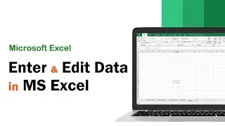 How to enter and edit data in MS Excel (Step-by-Step) #excel #04