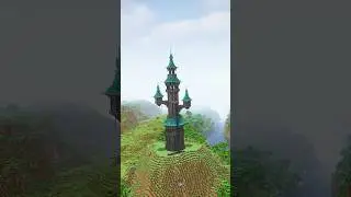 fantasy wizard tower minecraft timelapse & tutorial #minecraft