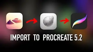 Import your model from Nomad Sculpt / Forger to Procreate 5.2