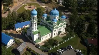 Колокольный звон в храме Михаила Архангела в Торжке. Торжества в честь прп. Ефрема Новоторжского