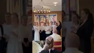 Пасхальное Богослужение в церкви Стокгольма, Швеция. МСЦ ЕХБ