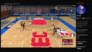 Playing 2k22 Rec