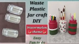 DIY plastic jar decoration ideas