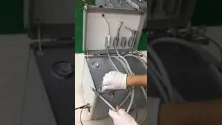 4 Holes Mobile Dental Portable Rolling Case Delivery Unit