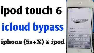#ipod touch 6 icloud bypass✅ untethered ✅ iphone (5s-x)