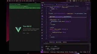 Did this video for Vue School application