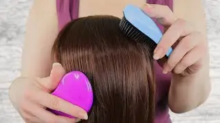 ASMR | Tingly Hair Brushing with Two Tangle Teasers (No Talking!!)