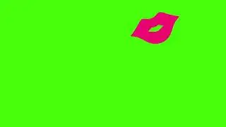 Lips Kiss Green Screen Effect |Animation