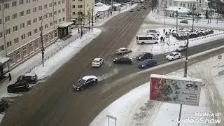 дтп 13.01.2022 на перекрестке ул. Мира и Предтеченской в г. Вологда