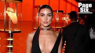 Olivia Culpo kicks off NYFW in super daring dress with down-to-there neckline