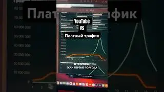 ⚡️ YouTube vs Рекламный трафик! Что выгоднее - органика или реклама?  Смотрим статистику за год.