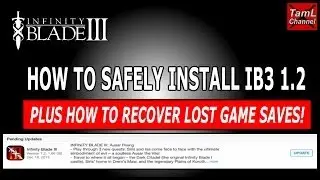 INSTALLING IB3 + HOW TO RESTORE LOST GAME! [Out of Date! See description for new method!]