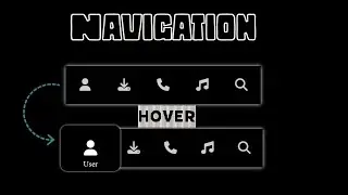 【MBAK】Navigation | CSS & JavaScript | Text Hover Border Transition Effects #onlinetutorials