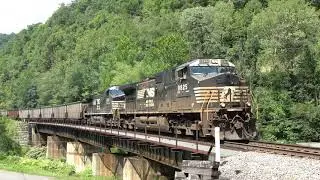 NS 821 (8-14-21) NS 9825 Leads W/Engineer Dale Long at Hurley