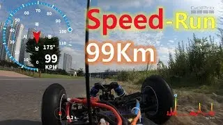 Gopro7 + RC Speed run 99Km/h, +60mi/h