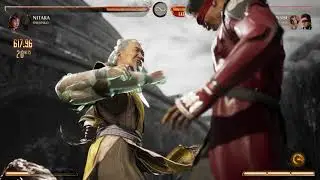 Mortal Kombat 1 Nitara 707 damage fatal blow combo with Shujinko