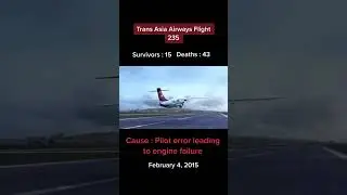 There is also real footage of this crash #aviation #airdisasters🛫✈️