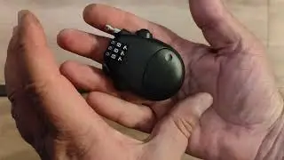 Тросиковый замок, рулетка для шлема